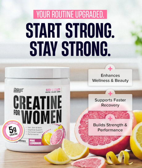 nutrex creatine for women product banner