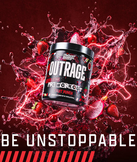 nutrex outrage fruit punch banner